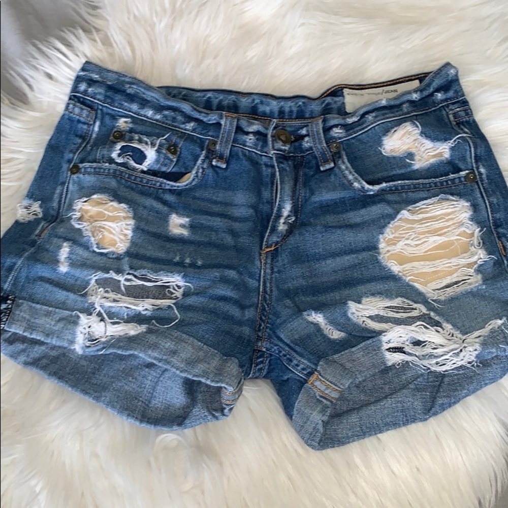 Relaxed denim shorts 24